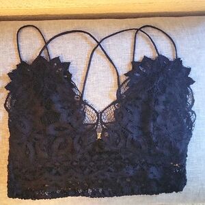 Elegant Black Lace Bralette